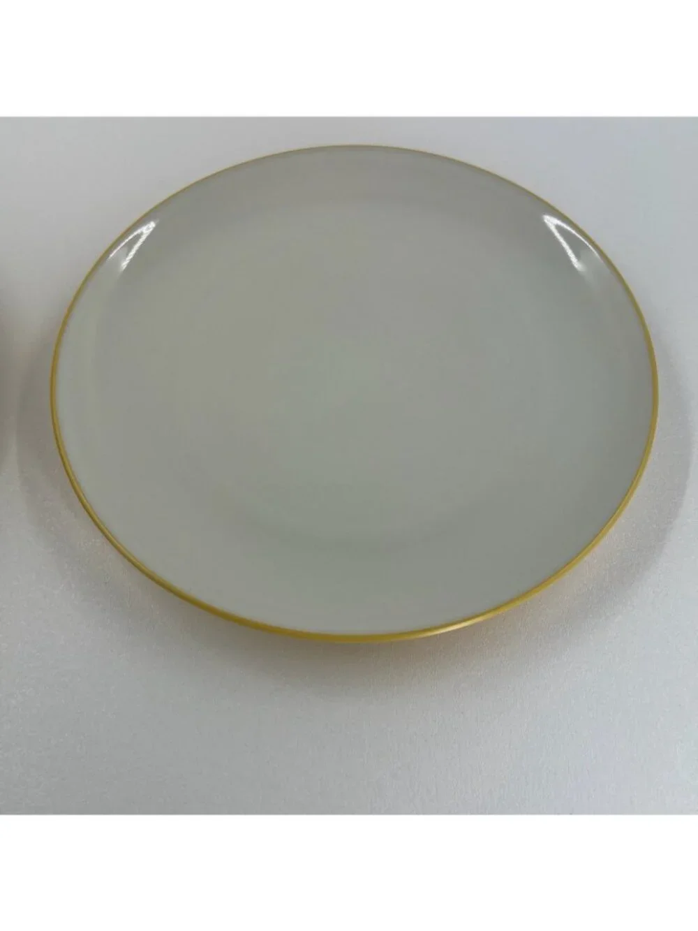 Noritake Colorwave Plate Stoneware Ceramic Set of 4 Round Microwave Safe Mustard